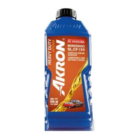 ACEITE DE MOTOR AKRON HD INTENSE API SL SAE 50
