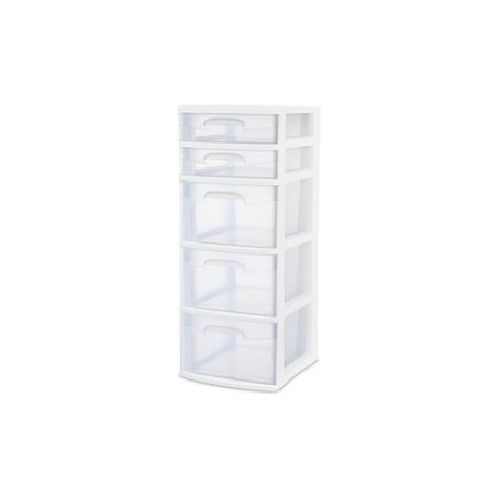 CAJONERA 5 CAJONES DE PLASTICO SIN RUEDAS STERILITE